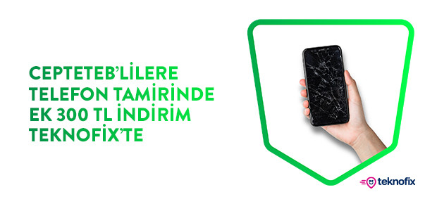 CEPTETEB’lilere Ek 300 TL İndirim Fırsatı Teknofix’te!